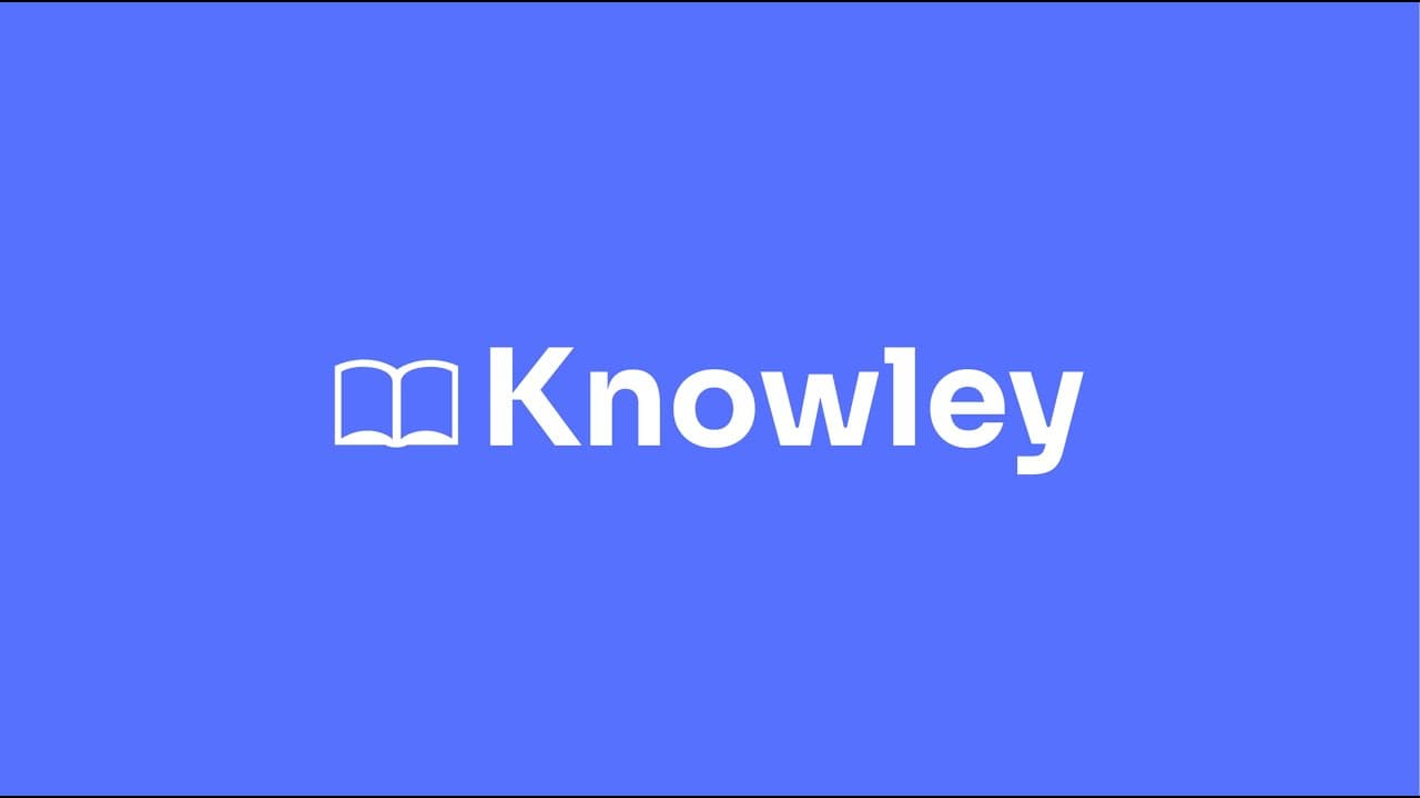 Knowley demo video preview